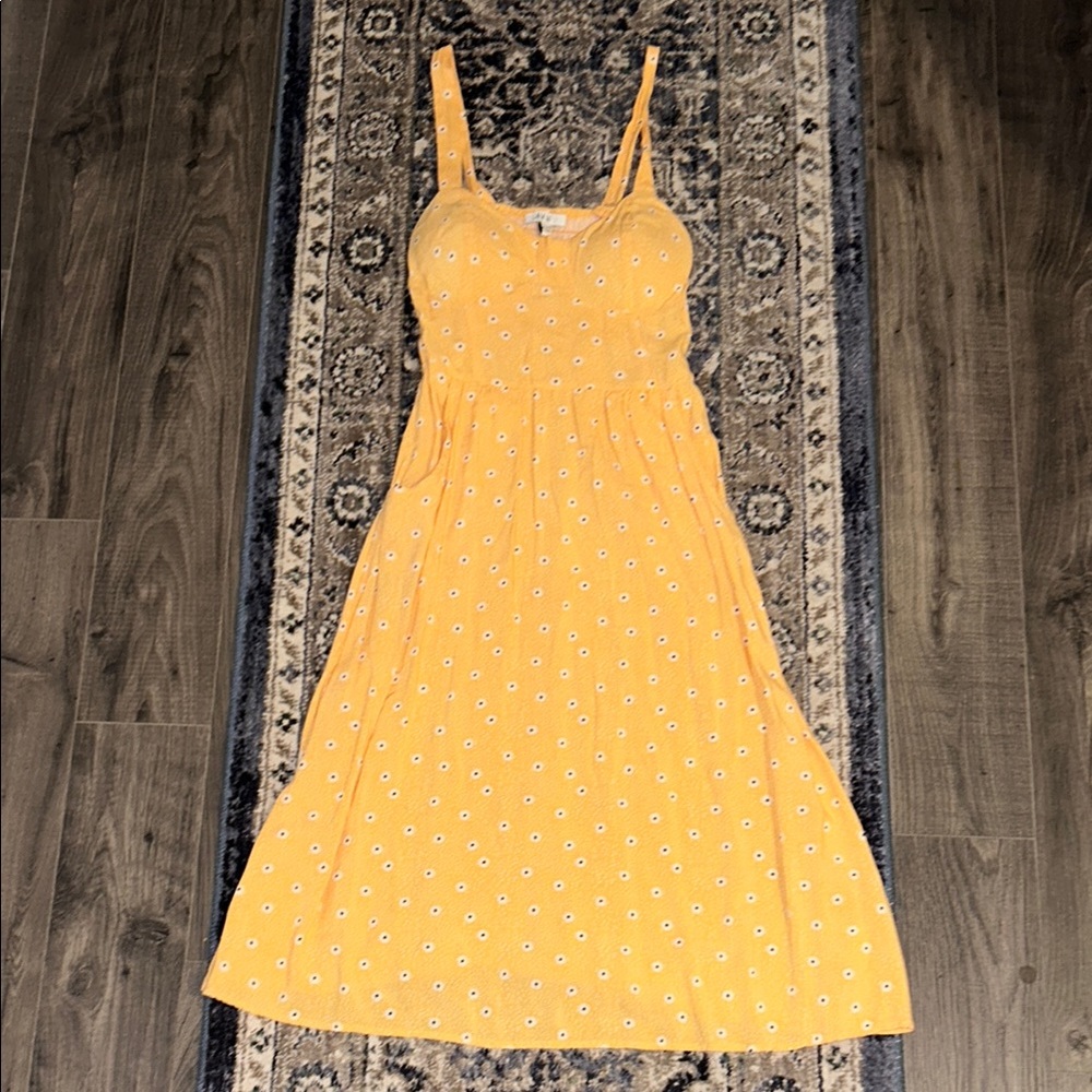 Yellow Floral Sundress